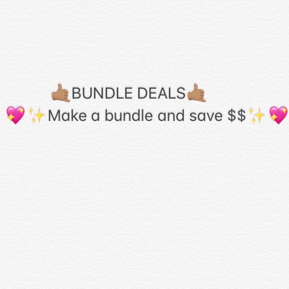 Bundle your fav items!